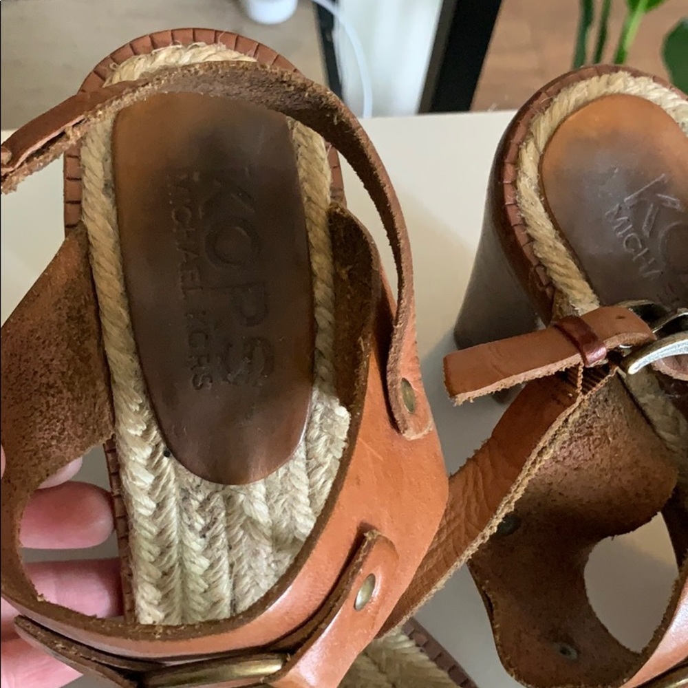 Michael Kors Leather Sandal 8m - Picture 4 of 11